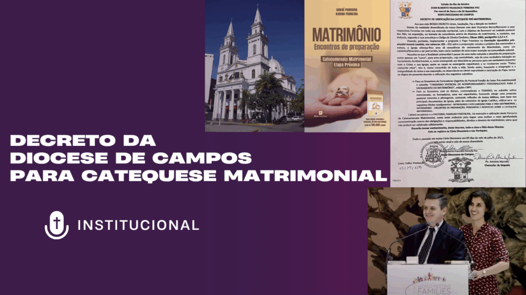 Decreto da Diocese de Campos para catequese matrimonial